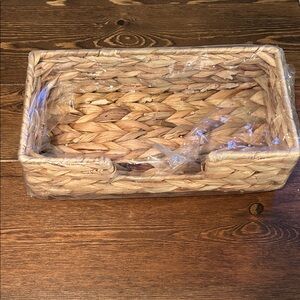 Woven Rectangular Paper Hand Towel Basket